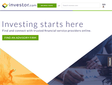 Tablet Screenshot of investor.com
