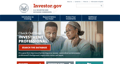Desktop Screenshot of investor.gov