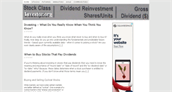 Desktop Screenshot of investor.org